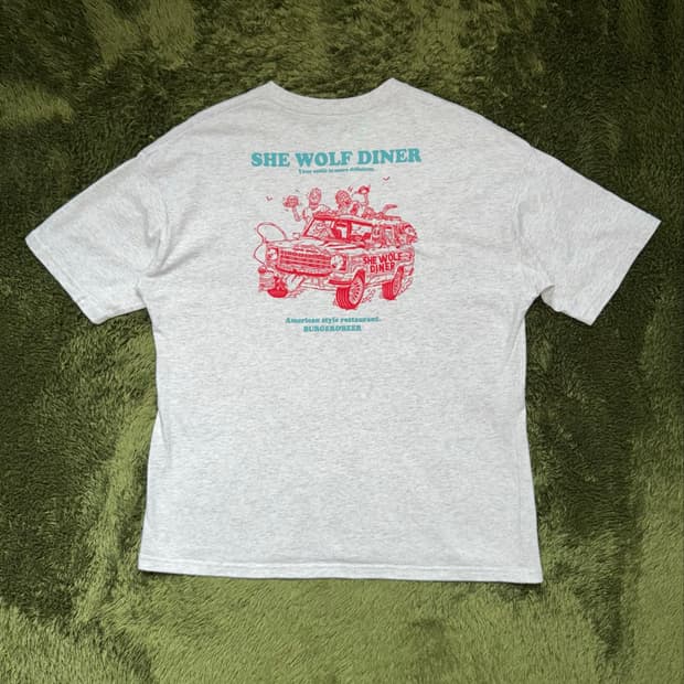 [M] Freaks store 프릭스스토어 WOLF DINER 티셔츠