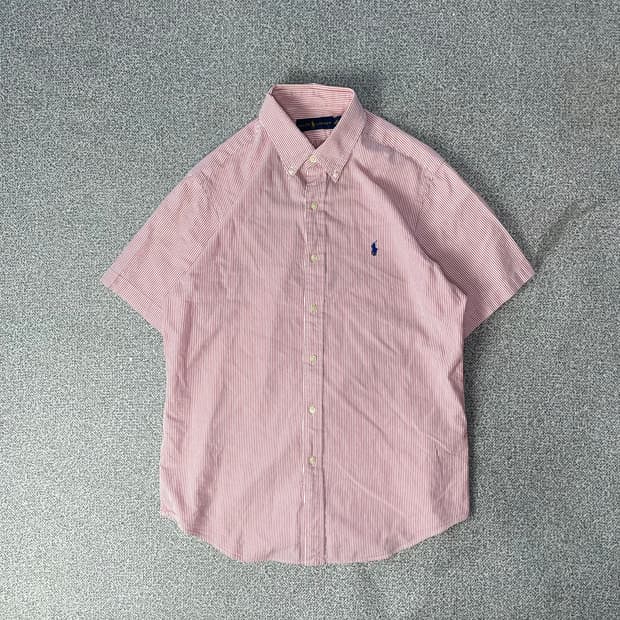 폴로랄프로렌 스트라이프 반팔 셔츠