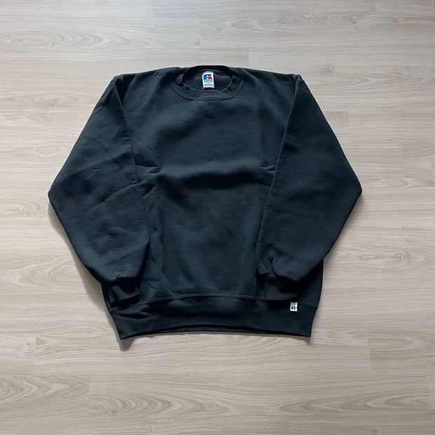 [XL] 90s 빈티지 러셀 스웻셔츠 맨투맨 블랙