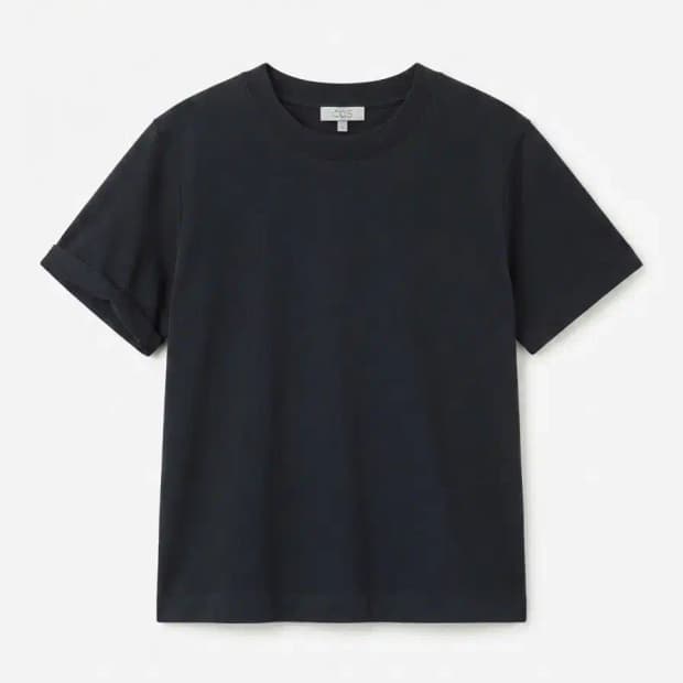 COS 블랙 반팔티 L사이즈