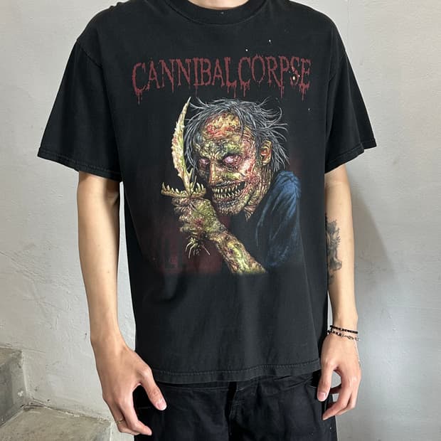 00's 카니발콥스 티셔츠 빈티지 밴드티 Cannibal Corpse