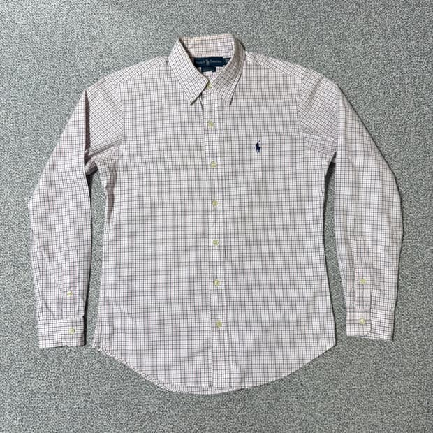 폴로 랄프로렌 커스텀핏 체크 셔츠 100