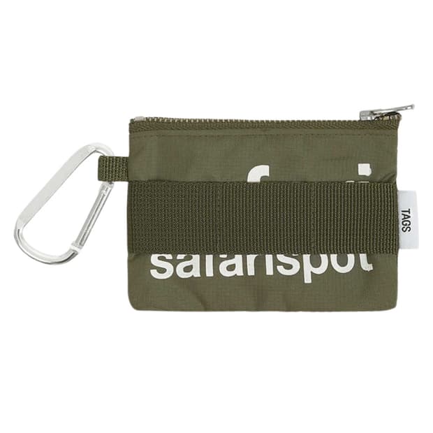 사파리스팟 베이직 사파리 키링 카드 지갑 올리브