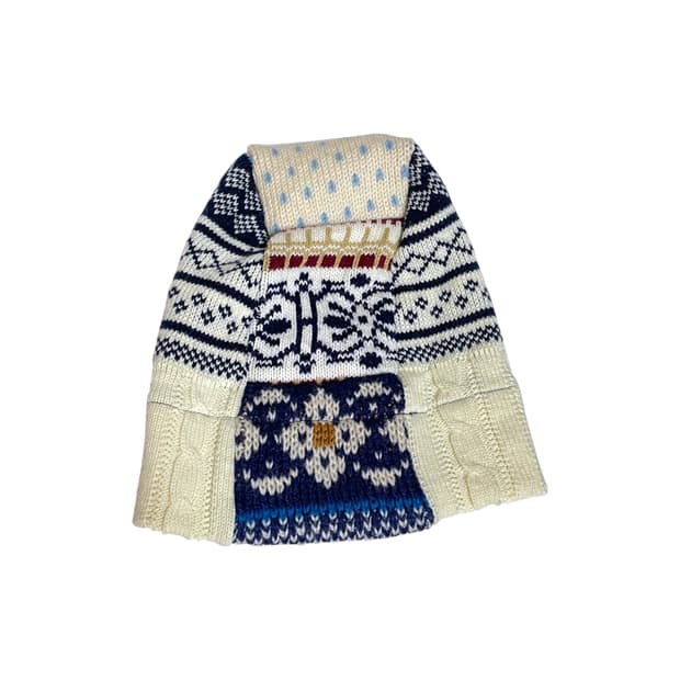 꼼데가르송 노르딕 패턴 비니