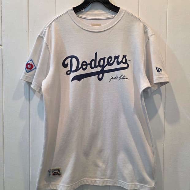 (남녀공용) 다져스 링거 반팔티