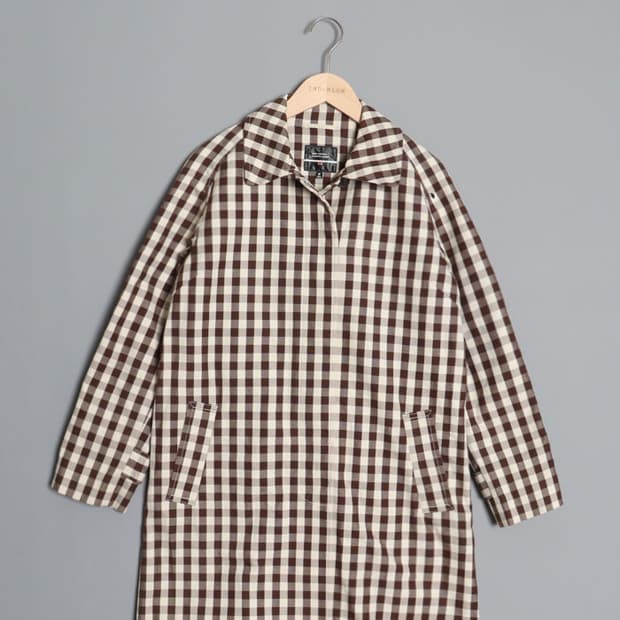 UQ x beautiful people Check Spring Coat