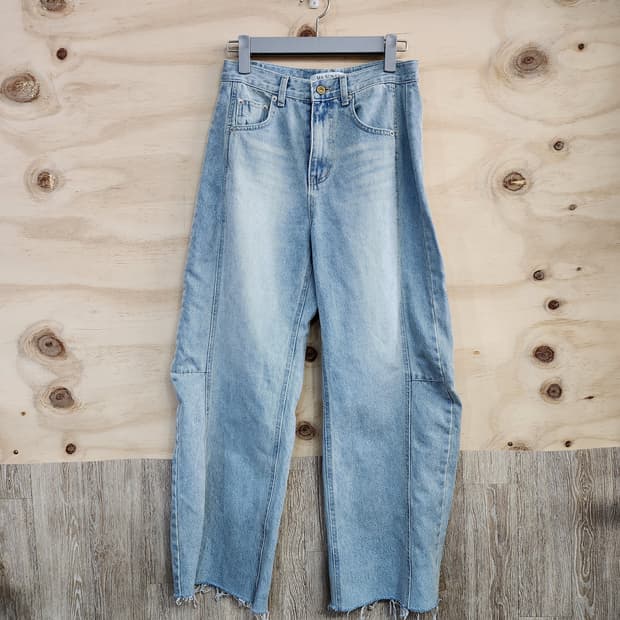 688) 메종스탭 와이드핏 청바지