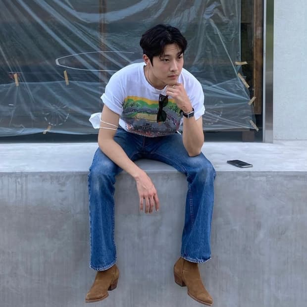 (42) 생로랑 루카스 웨스턴 부츠