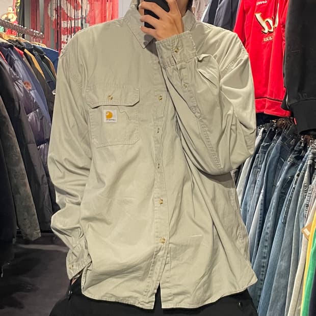 [IM] carhartt 칼하트 라이트그레이  긴팔셔츠
