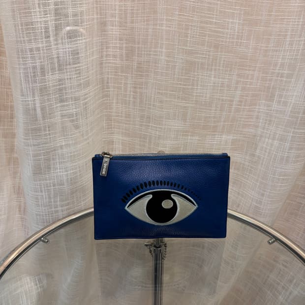 정품 겐조 가죽 클러치백    