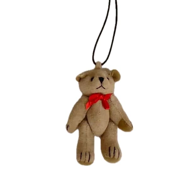 [빈티지] 고전 곰돌이 인형 목걸이