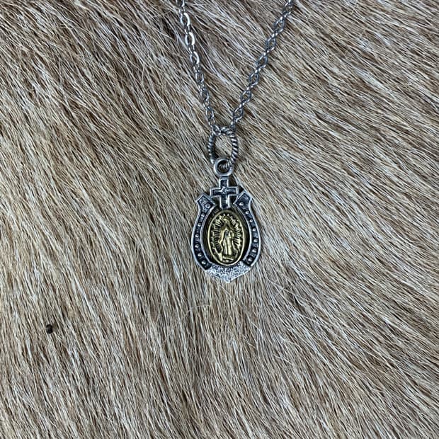 925실버 과달루페 성모마리아 목걸이