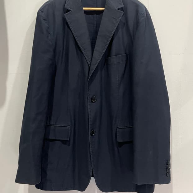 휴고 보스 남성 네이비 코두로이 면 자켓 52 사이즈