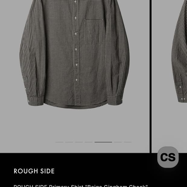 [2] 25fw 러프사이드 프라이머리 깅엄 체크 셔츠