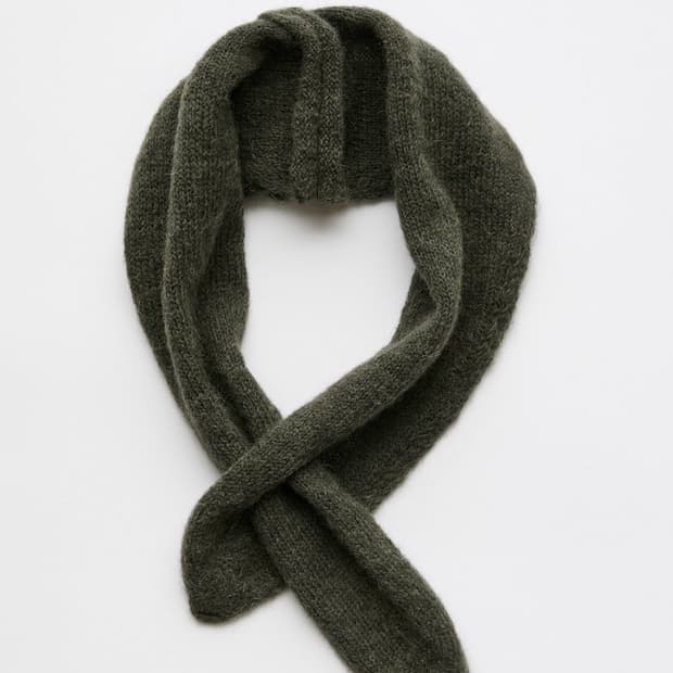 아워레가시 알파카 스카프 모스그린