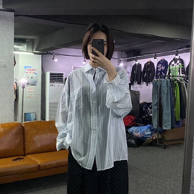 파르티멘토 스트라이프 플란넬 셔츠 B2865
