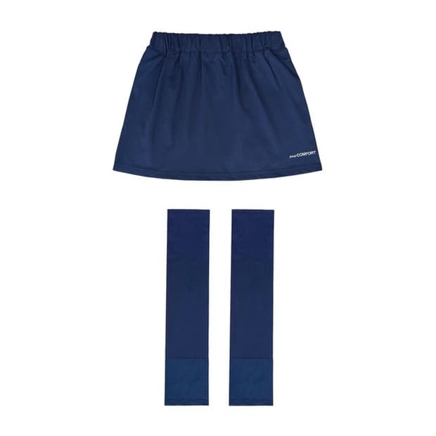 지초이 컴포트 25-002 미니 스커트 네이비