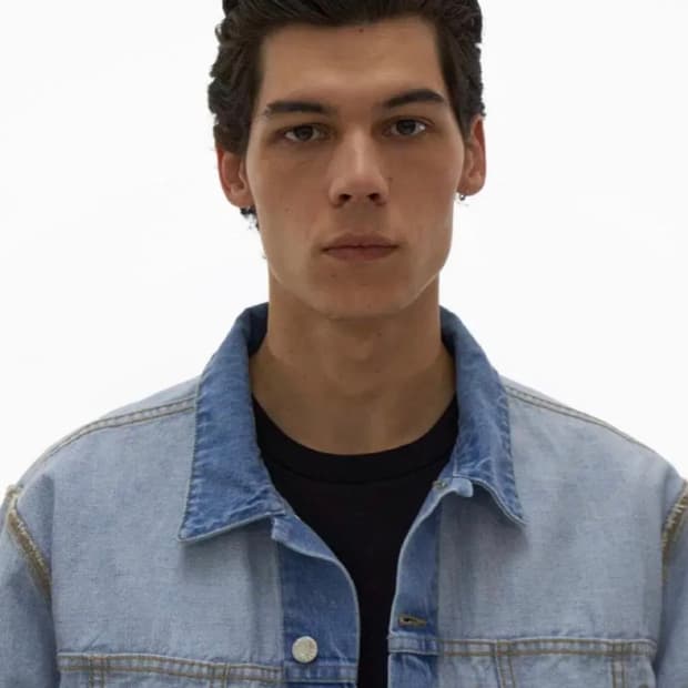 헬무트랭 데님 리버스 자켓