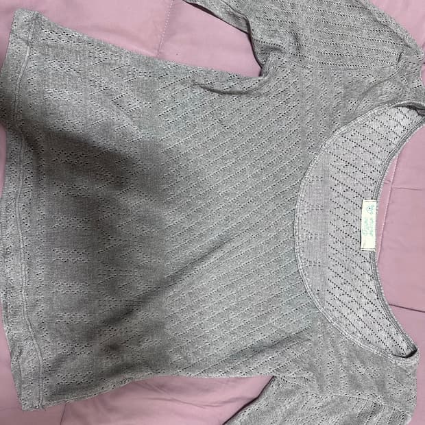 Oshigh baby tee grey