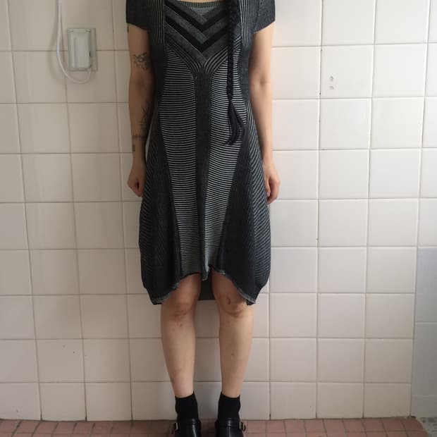 Hiroko bis ribbed long onepiece