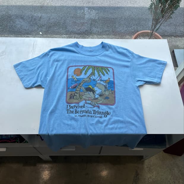 80‘s USA Vintage Cartton T-shirt 