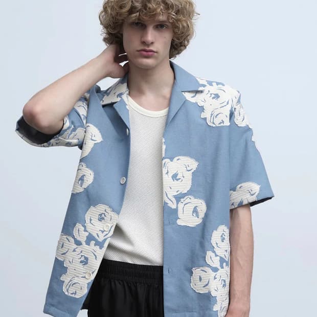 선플라워(Sunflower) 카요 셔츠 블루