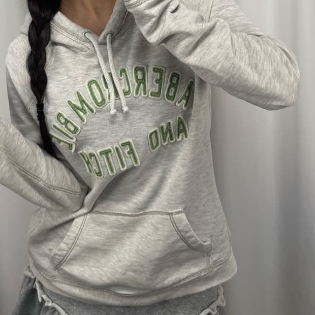 아베크롬비 로고 후드티