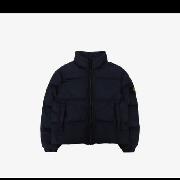 스톤아일랜드 패딩 크링클랩스 리나일론 네이비블루 (키즈14사이즈)