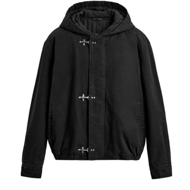 zara 토글 후드 버클 자켓 사이즈 S