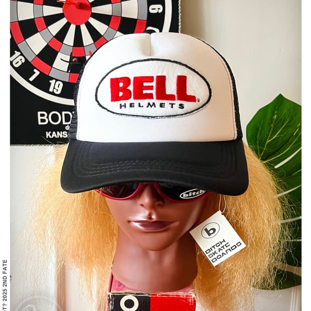 Vintage "BELL Helmets" Patch Trucker Hat