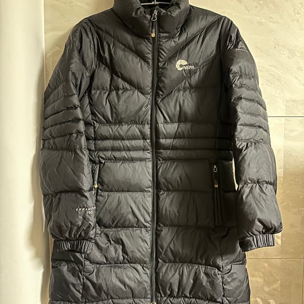 네파 여성 미디 패딩 