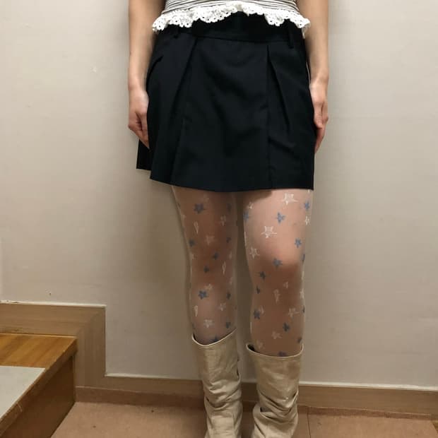 빈티지 블랙 미니멀 팬츠