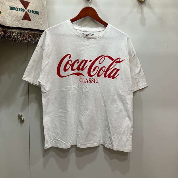 cocacola 코카콜라 클래식 프린팅 반팔