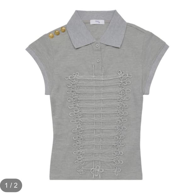 Praying Marching Band Polo Grey 