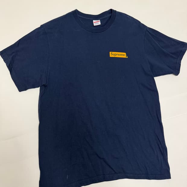 [L] 23 ss 슈프림 바디 스내쳐스 티 네이비