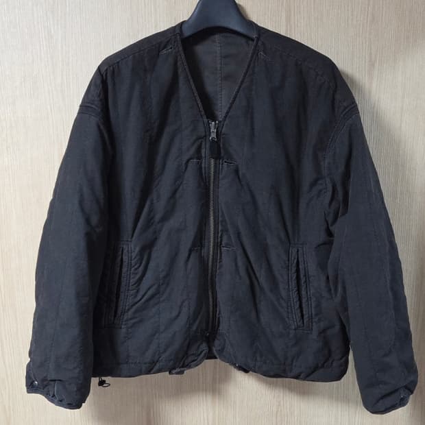 (착샷) 24ss 폴리테루 리버시블 라이너 올리브 그레이 & 다크 브라운