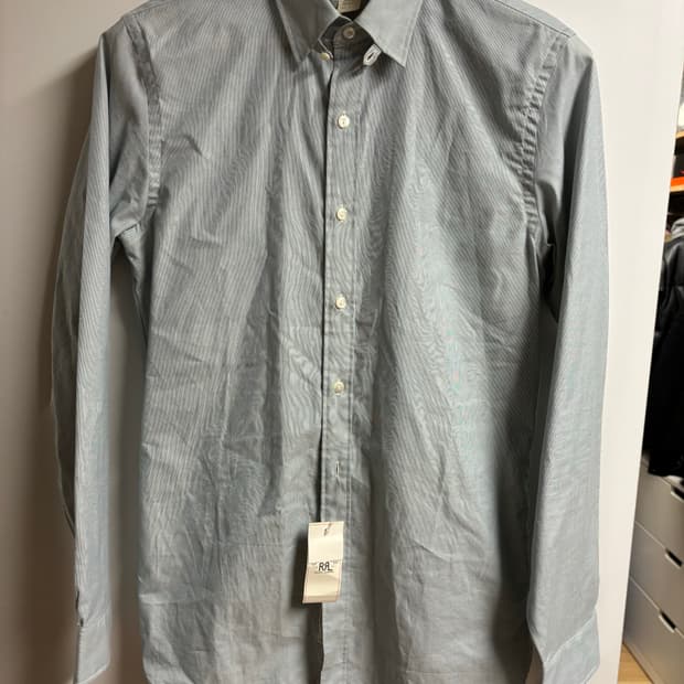 [15] RRL 드레스셔츠 인디고 스트라이프