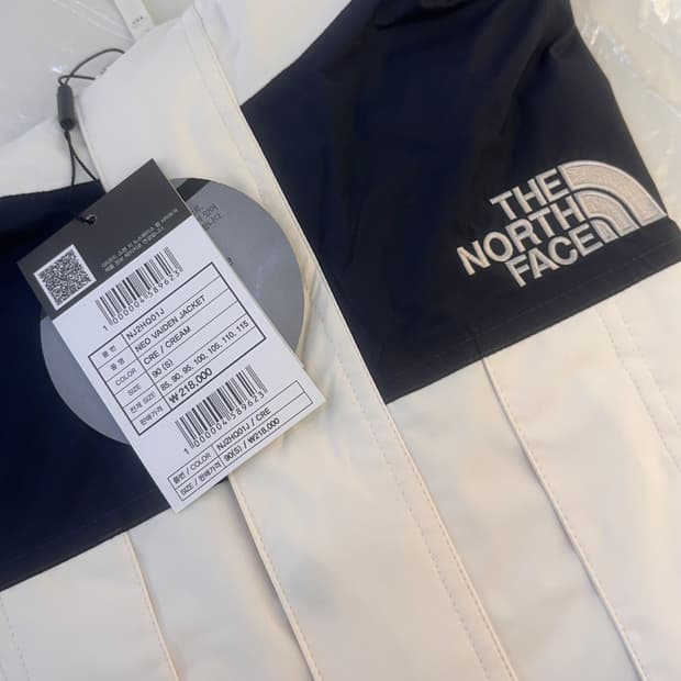 노스페이스 화이트 라벨 네오 베이든 자켓 크림