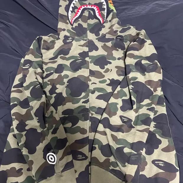 베이프 샤크후드 녹계 L