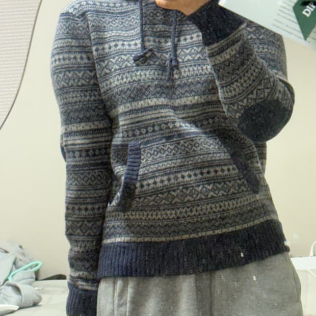 캐피탈깔 올드갭 빈티지 후드니트