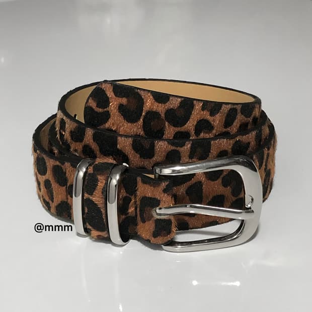 범 레오파드 호피 송치 벨트🐆