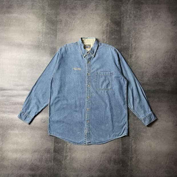 UPSTREAM 빈티지 데님 코튼 셔츠 A00520