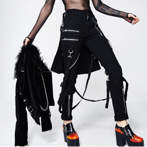 Tripp NYC bumflat punk pants