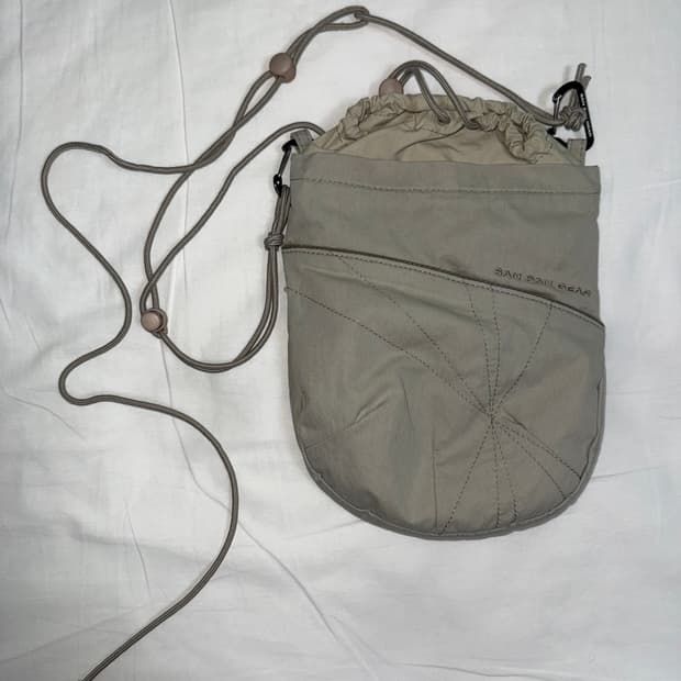 Sansan Gear Varied Cross Bag Beige 25SS