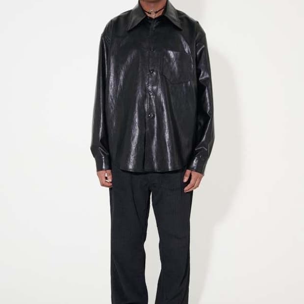 OUR LEGACY COCO 70S SHIRT CAGEIAN BLACK 