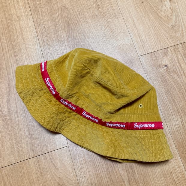 슈프림 크러셔 버킷햇 파이핑 로고