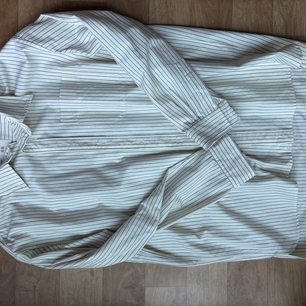 유니클로 x JW Anderson 옥스포드 스트라이프 셔츠Yellow