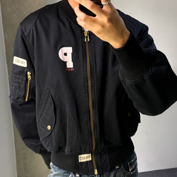 핑크하우스 90‘s 봄버 자켓