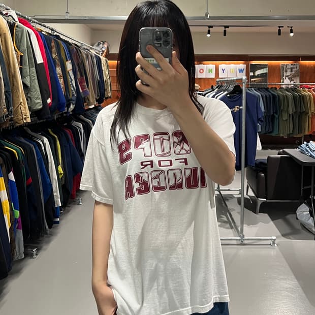 빈티지 프린팅 반팔티셔츠