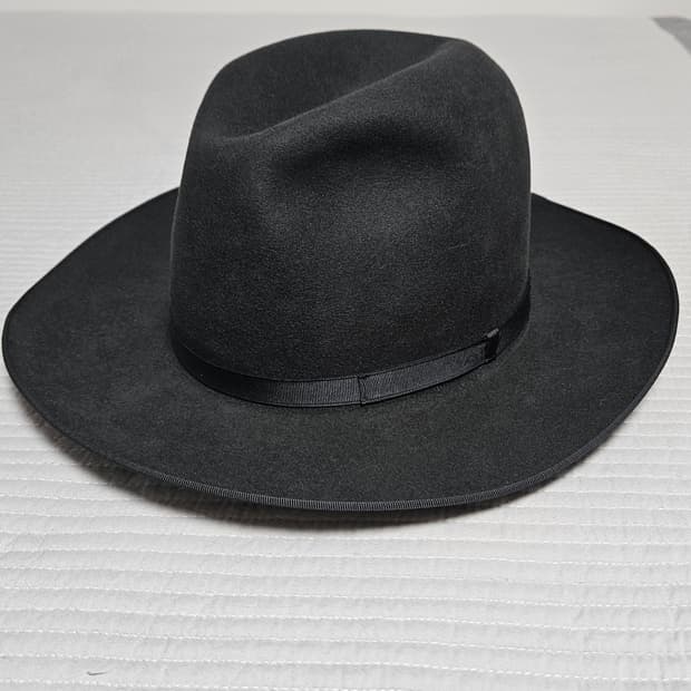 Borsalino Vanzina 그레이 페도라 60, XL